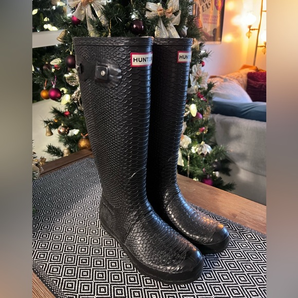 🐍Carnaby Boa Tall Snake Hunter Boots🐍 - Picture 2 of 8